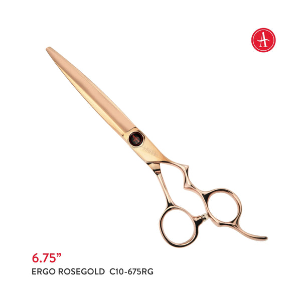 ABOVE PROFESSIONAL SHEARS Cutting Shears - Ergo Rosegold 6.75in C10-675RG
