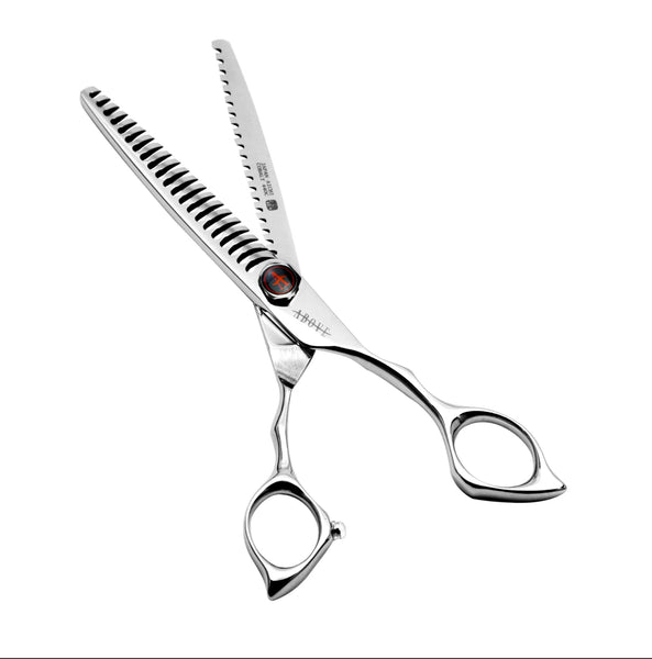 ABOVE PROFESSIONAL SHEARS Blending Shears - Flipper 21TT No-Line Dual Tooth 6in C16-6021DUAL