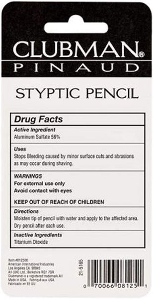 CLUBMAN PINAUD Styptic Pencil 1oz 812500