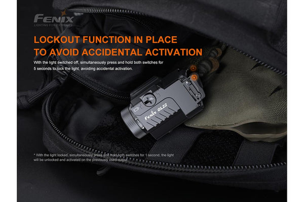 FENIX Tactical Light with Red Laser GL22