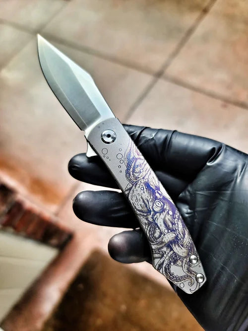 MONTEREY BAY KNIVES Minpin 2.0 Laser Engraved - Octopus MP2O