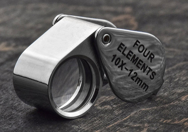 SE 10x12MM Professional Four Elements Quadruplet Jeweler's Loupe MJ341012C
