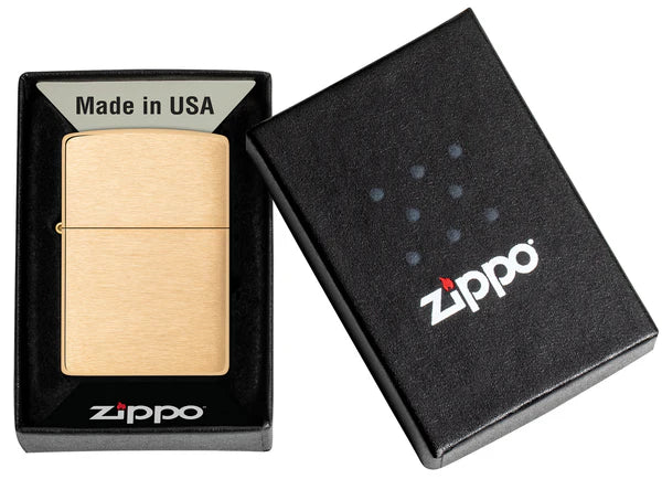 ZIPPO Classic Brush Brass 204B