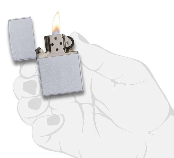 ZIPPO Classic Satin Chrome 205