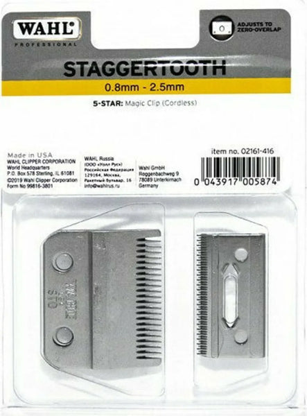 WAHL Stagger-Tooth Blending Clipper Blade 2161