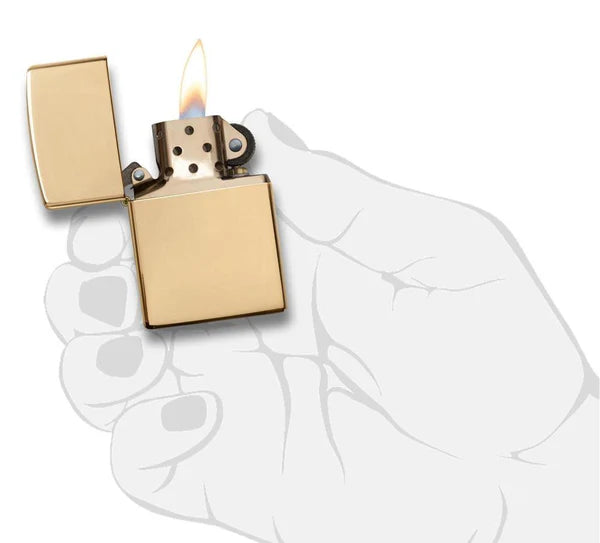 ZIPPO Classic High Polish Brass 254B