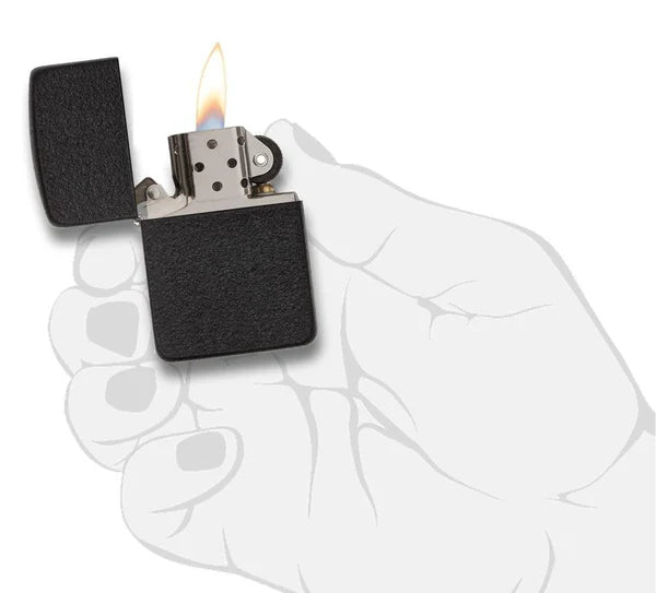 ZIPPO Black Crackle 1941 Replica 28582