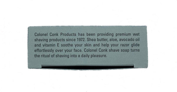 COL CONK Amber Super Bar Shave Soap 3.15oz 123