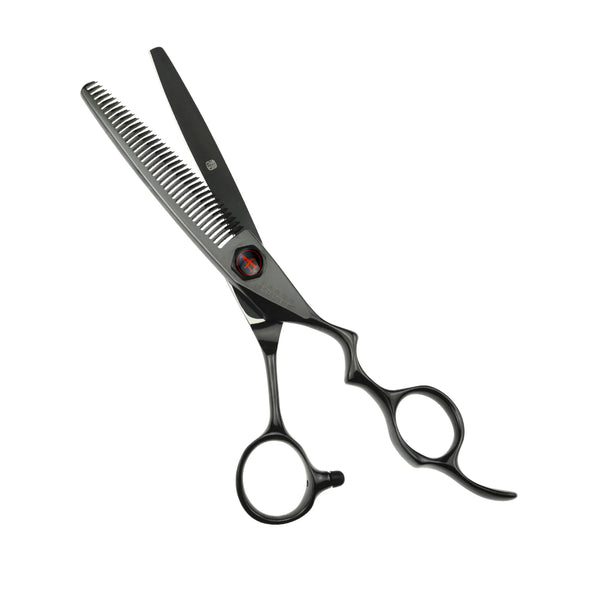 ABOVE PROFESSIONAL SHEARS Ergo 35T Thinning Black No-Line Blender Shears 6.0in C10-6035BK