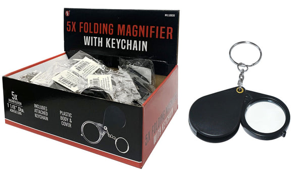 SE Keychain - Folding Magnifier 5X MI118B36