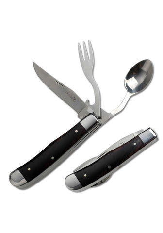 ELK RIDGE Multi-Function Knife, Fork, Spoon and Bottle Opener ER-439W