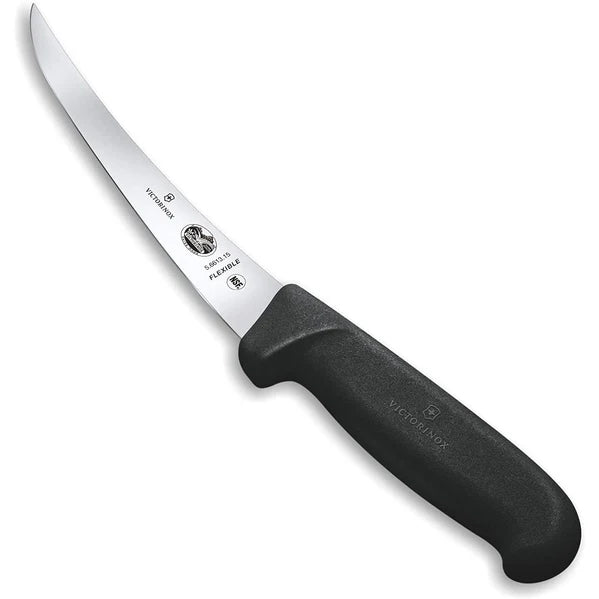 VICTORINOX Curved Fibrox Boning 6in 5.6613.15BK