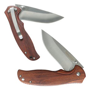 SMITH'S Adaha 3.43in Wood Handle 51011