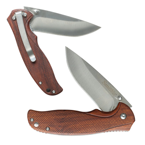 SMITH'S Adaha 3.43in Wood Handle 51011