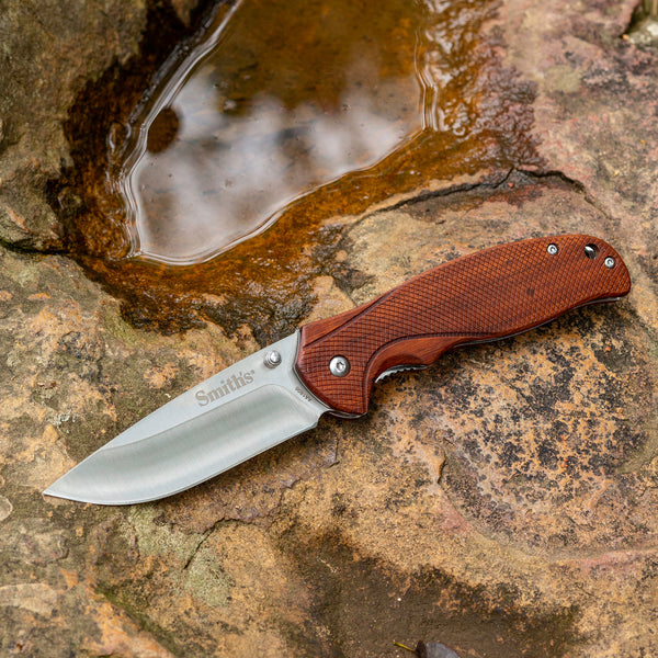 SMITH'S Adaha 3.43in Wood Handle 51011
