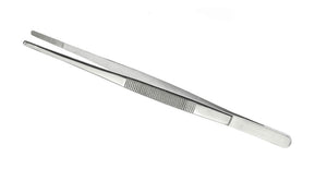 SE Stainless Steel Serrated Tip Tweezer 8" 5132TWP