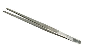 SE Stainless Steel Serrated Tip Tweezer 10" 5133TWP
