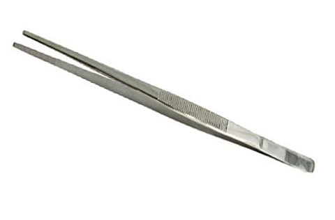 SE Stainless Steel Serrated Tip Tweezer 10" 5133TWP