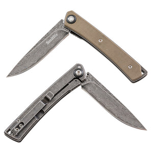 SMITH'S Ecesis 4in G10 Handle Tan Everyday Carry 61394