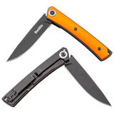SMITH'S Ecesis 4in Aluminum Handle Orange Everyday Carry 61395