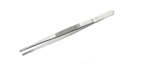SE Stainless Steel Serrated Tip Tweezer 12" 513TW