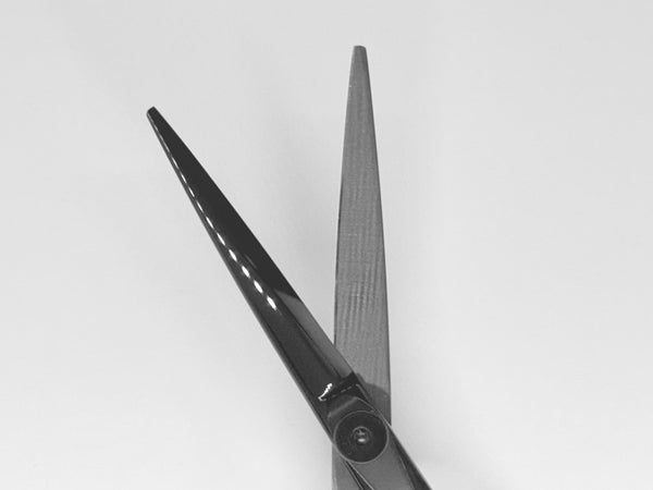 Japanese Style Hair Shears 6” Stainless Steel Black GNRC-06SSB