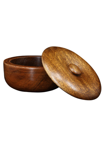 COL CONK Large Dark Wood Bowl 412