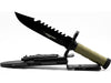 HUMVEE Survival Knife OD Green HMV-KFXB-01
