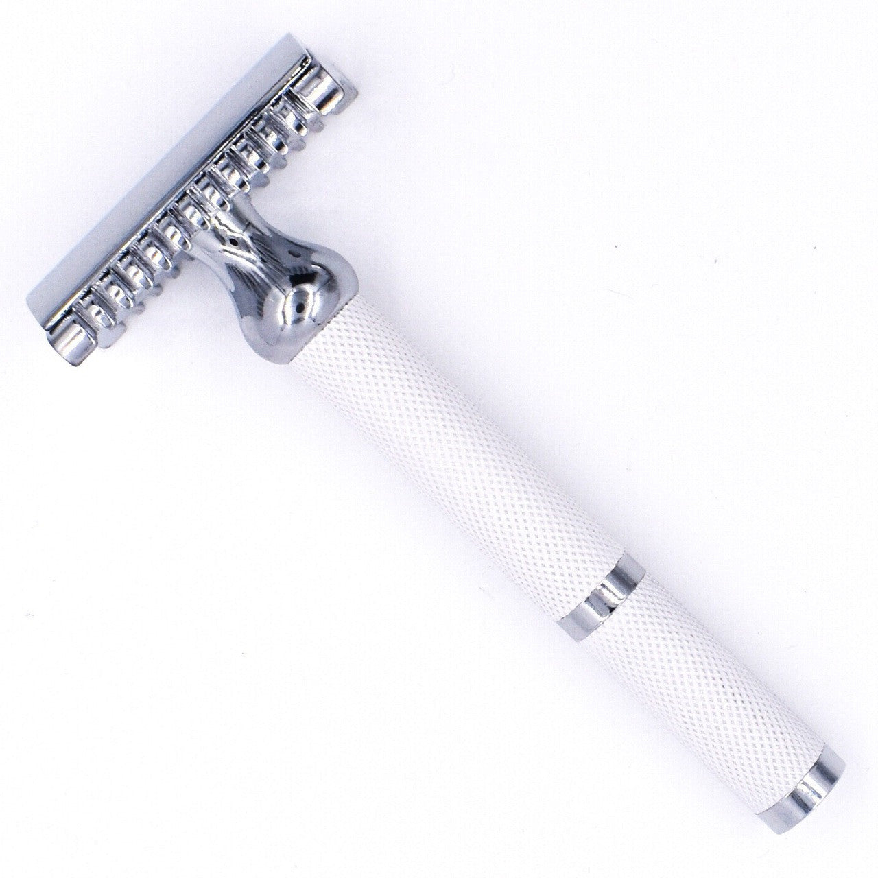 PARKER Safety Razor Open Comb White and Chrome 70C