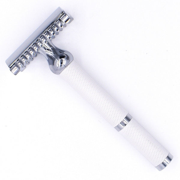 PARKER Safety Razor Open Comb White and Chrome 70C