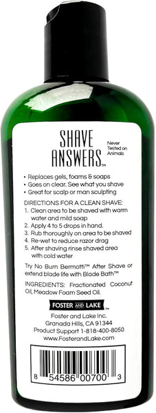 FOSTER & LAKE Shave Oil - Unscented USO