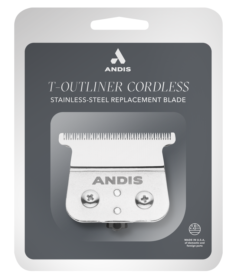 ANDIS T-Outliner Cordless Replacement Blade - Stainless Steel 04575