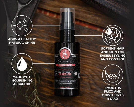 SUAVECITO Beard Oil - Premium Blends 1oz - Sandalwood P202