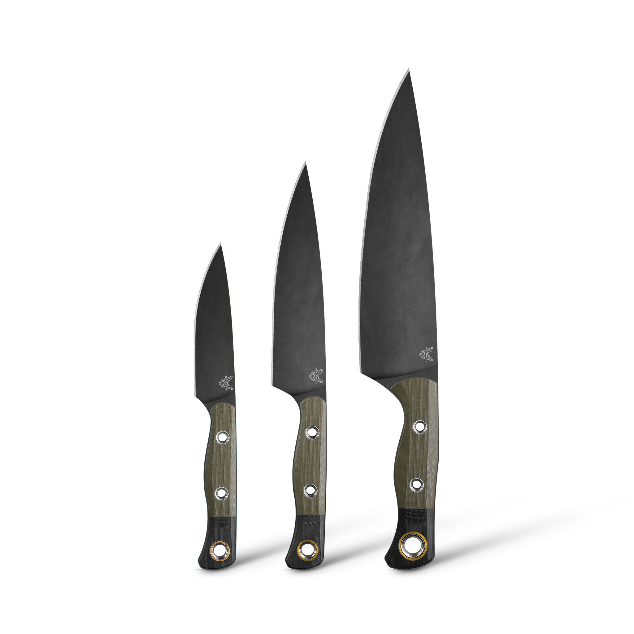 BENCHMADE Custom 3-Piece Kitchen Knives Set 4000BK-01