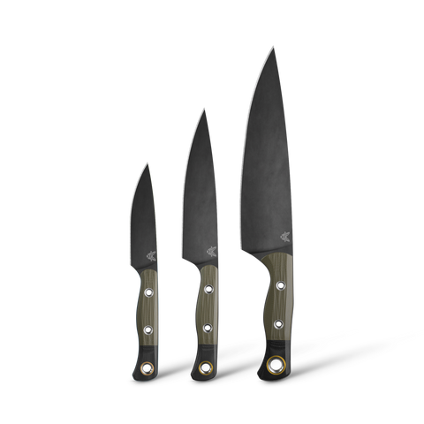 BENCHMADE Custom 3-Piece Kitchen Knives Set 4000BK-01