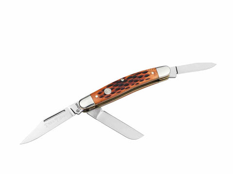 BOKER Traditional Series 2.0 Medium Stockman Jigged Brown Bone 110852