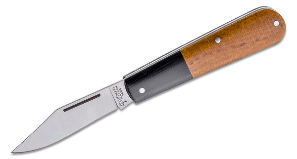 BOKER Manufaktur Barlow Integral Burlap Micarta Brown 110943