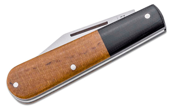 BOKER Manufaktur Barlow Integral Burlap Micarta Brown 110943