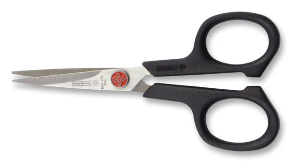 MUNDIAL Embroidery Scissors 4.25in - Black BP668