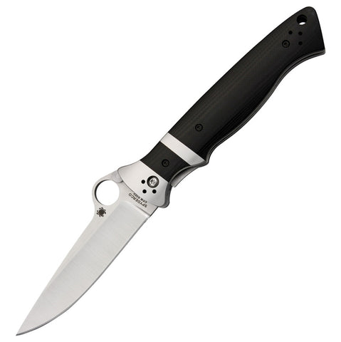 SPYDERCO Vallotton Sub-Hilt Blk Smooth G10 C149GP