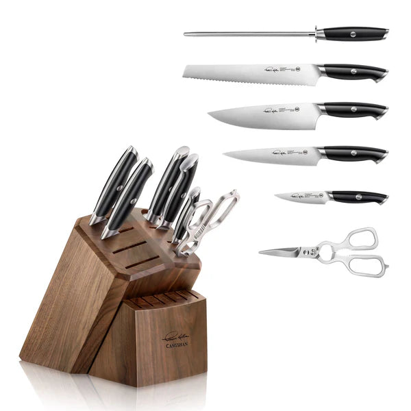 CANGSHAN Thomas Keller Signature Collection 7-pc Knife Block Set - Black 1024685