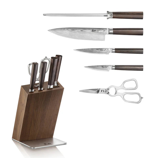 CANGSHAN Haku Series 6-Piece HUA Knife Block Set 501189