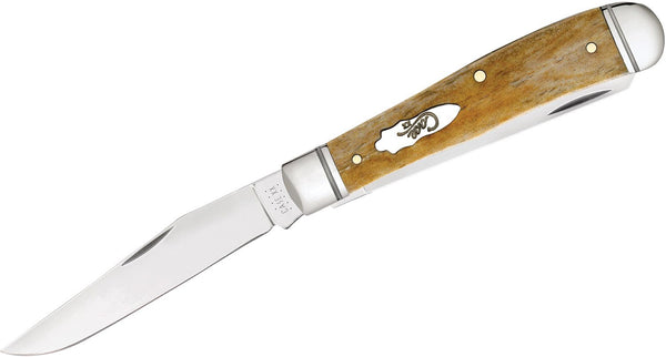 CASE Smooth Antique Bone Handle Trapper 58182