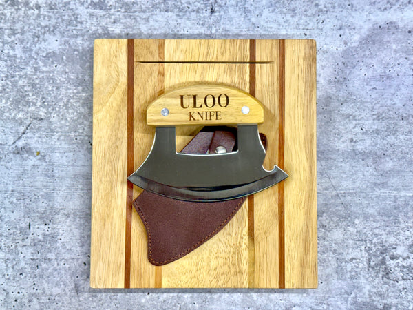 ULOO Uloo Knife with Cutting Board and Sheath ULO-001