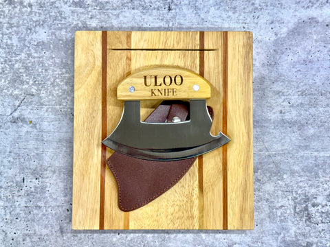 ULOO Uloo Knife with Cutting Board and Sheath ULO-001