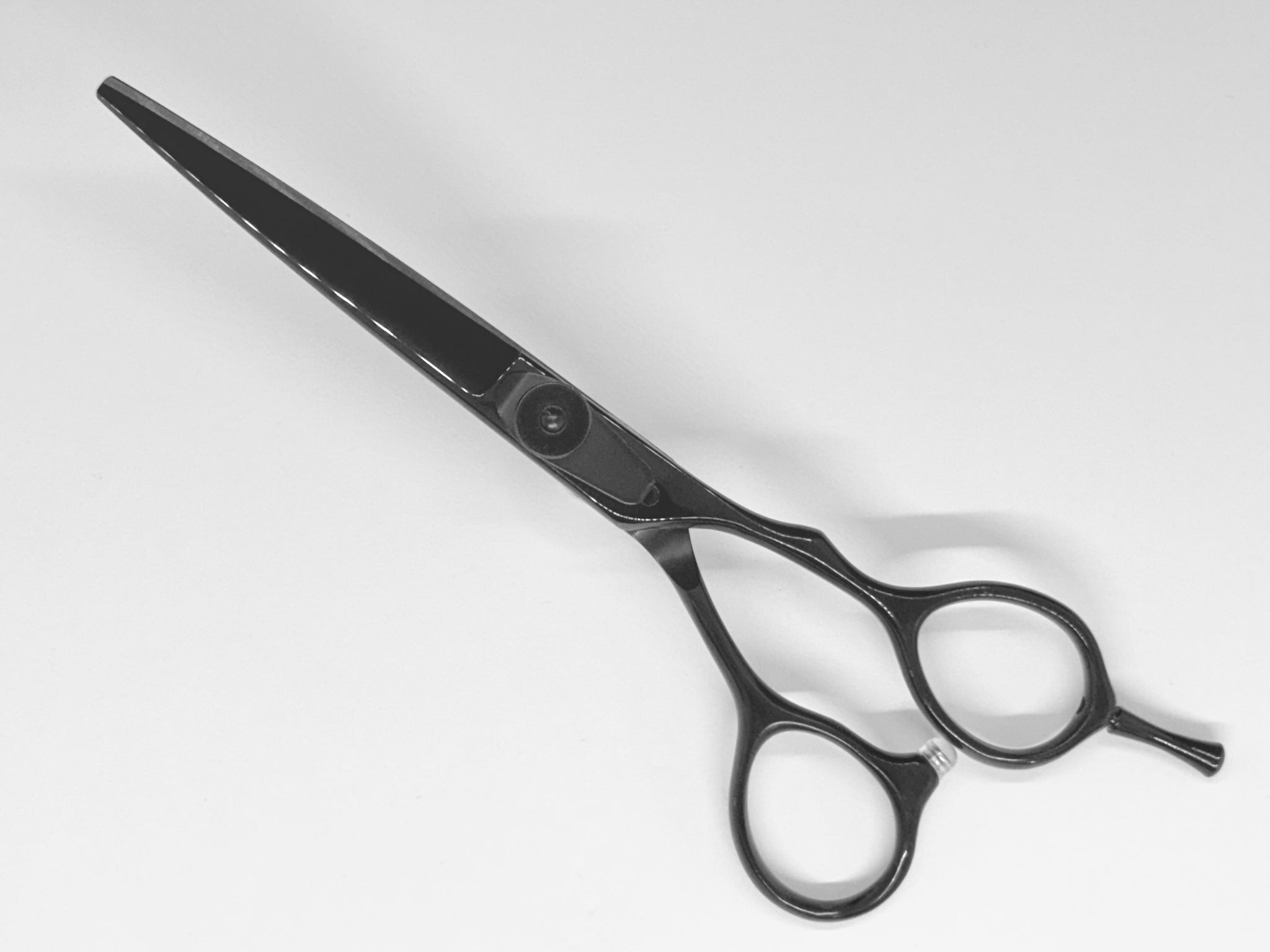 Japanese Style Hair Shears 6” Stainless Steel Black GNRC-06SSB