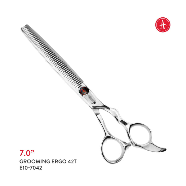ABOVE PROFESSIONAL SHEARS Elite Pet Grooming Blender Shears Ergo 42T 7in. E10-7042