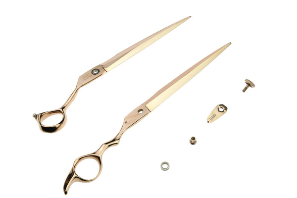 ABOVE PROFESSIONAL SHEARS Elite Pet Grooming Shears Ergo Rose 8in E10-800RG