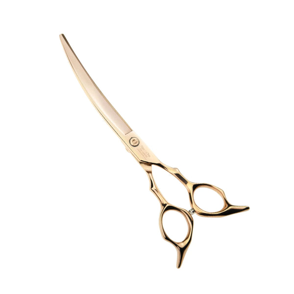 ABOVE PROFESSIONAL SHEARS Elite Pet Grooming Radical Curved Flipper Shear 7.25in E16-725RCRG