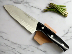 LIQUIDIAMOND Edge Series Santoku - Black 7in LDE700B